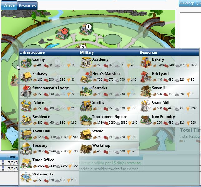 New Buildings Context Menu