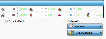 Second catapult dropdown list