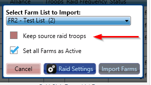 Gold Club keep source raid troops