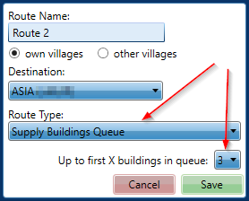 travian bot Supply Buildings Queue Route