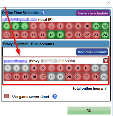 proxy switcher after adding first dual
